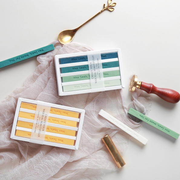 Sealing Wax Sticks 4 Solid Color Coreless