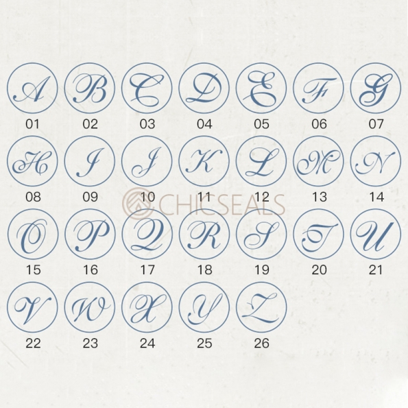 Wax Stamp Korean Alphabet Style