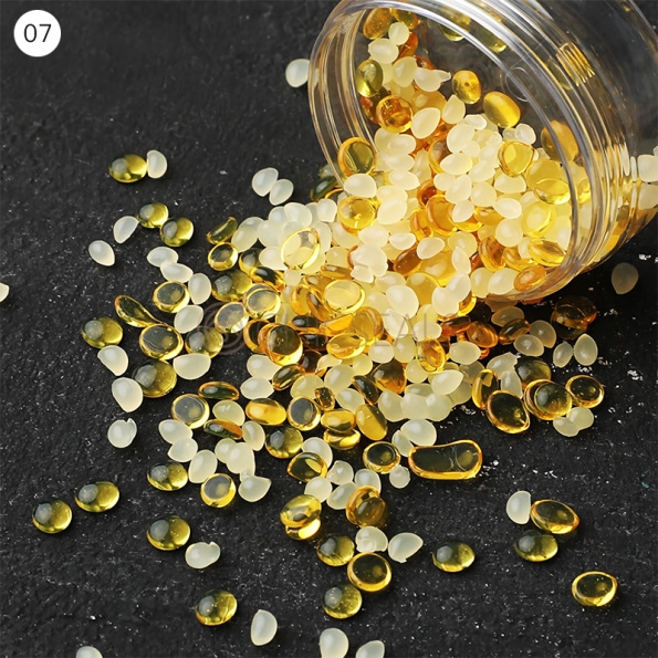 Sealing Wax Beads Yellow Gold Translucent Style