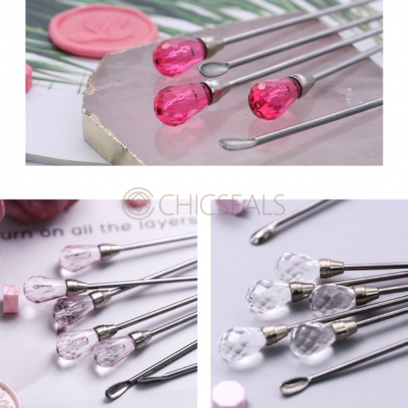 Melting Tools Pink Stir Stick - 3 Pieces