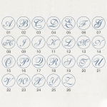 Wax Stamp Korean Alphabet Style