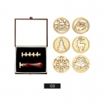Wax Seal Kit 5 Replaceable Copper Heads C