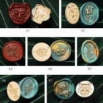 Wax Seal Stamp Heads Three-Star Mound Theme Series