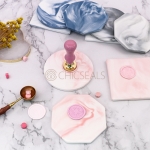 Melting Tools Pink Square Ceramic Board
