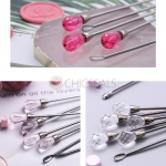 Melting Tools Pink Stir Stick - 3 Pieces