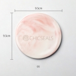 Melting Tools Pink Round Ceramic Board