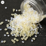 Sealing Wax Beads White Yellow Translucent Style