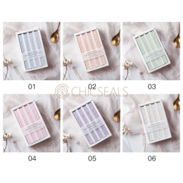 Sealing Wax Sticks 4 Solid Color Coreless