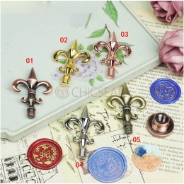 Wax Seal Handle Iris Shape