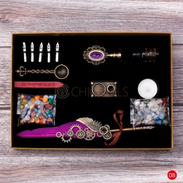 Wax Seal Kit Fire Lacquer Purple Style