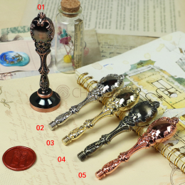 Wax Seal Handle European Peacock Styles