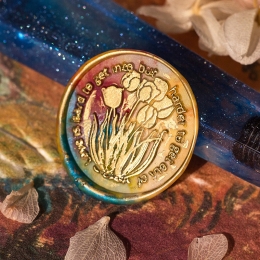 Wax Seal Kit Tulip Pattern