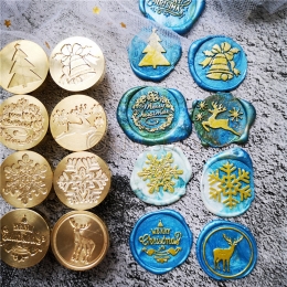 Christmas Wax Seal Copper Head Gift