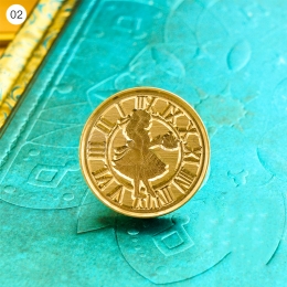 Wax Seal Stamp Heads Teapot Alice Style