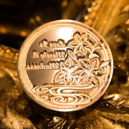 Collection Wax Stamp Lily Pattern