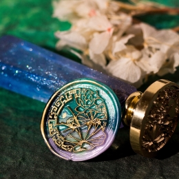 Wax Seal Kit Lotus Pattern