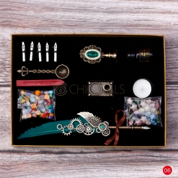 Wax Seal Kit Fire Lacquer Western European Green