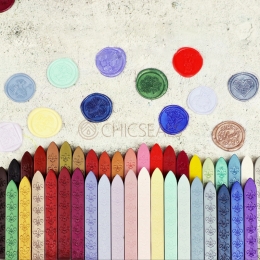 Sealing Wax Sticks 10 Iris Square Shape