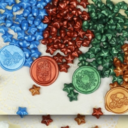 Sealing Wax Beads Lucky Star Shape