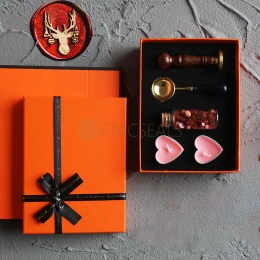 Christmas Wax Seal Gift Box Kits - Deer Horns