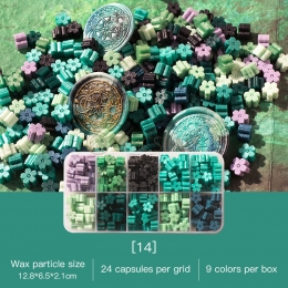 Sealing Wax Beads Green Style