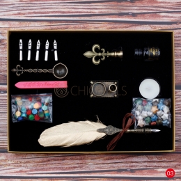 Wax Seal Kit Fire Lacquer Platinum Style