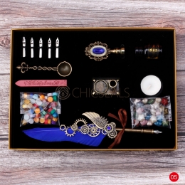 Wax Seal Kit Fire Lacquer Royal Blue Style