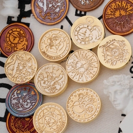 Wax Seal Stamp Heads Time Series