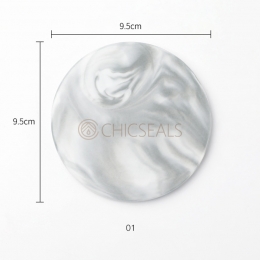 Melting Tools Gray Round Ceramic Board