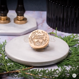 Wax Seal Stamp Heads Peony Pattern