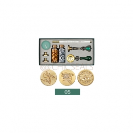 Wax Seal Kit 3 Replaceable Copper Heads E