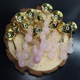 Sealing Wax Melting Pink Crystal Spoon