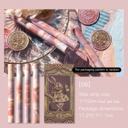 Sealing Wax Sticks 4 Pink Style