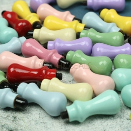 Wax Seal Handle Macaron Lacquered - 5 Pieces